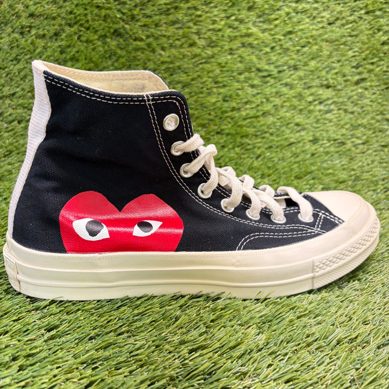 Converse Chuck 70 Hi x Comme Des Women Size 9 Men 7 Black Athletic Shoes Sneaker