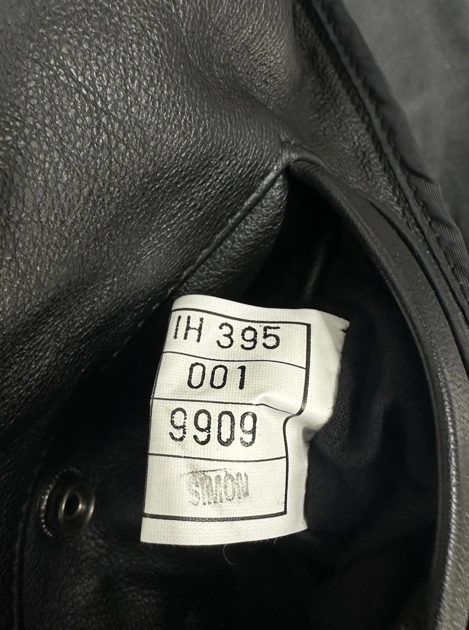 Harley Davidson Y2K Black Leather Fitted Motorcycle Riding Jacket – Women’s L