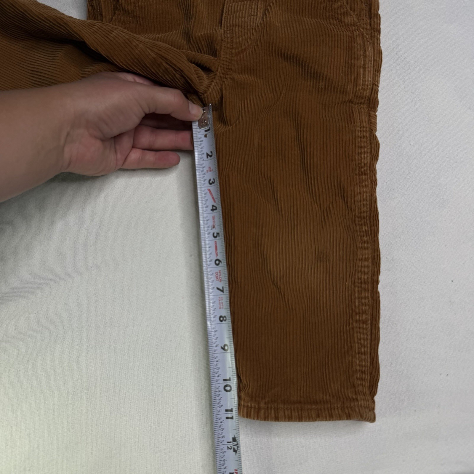 OshKosh B’gosh Baby Overalls Brown Corduroy 2T Infant Boy Girl Snap Legs Vintage