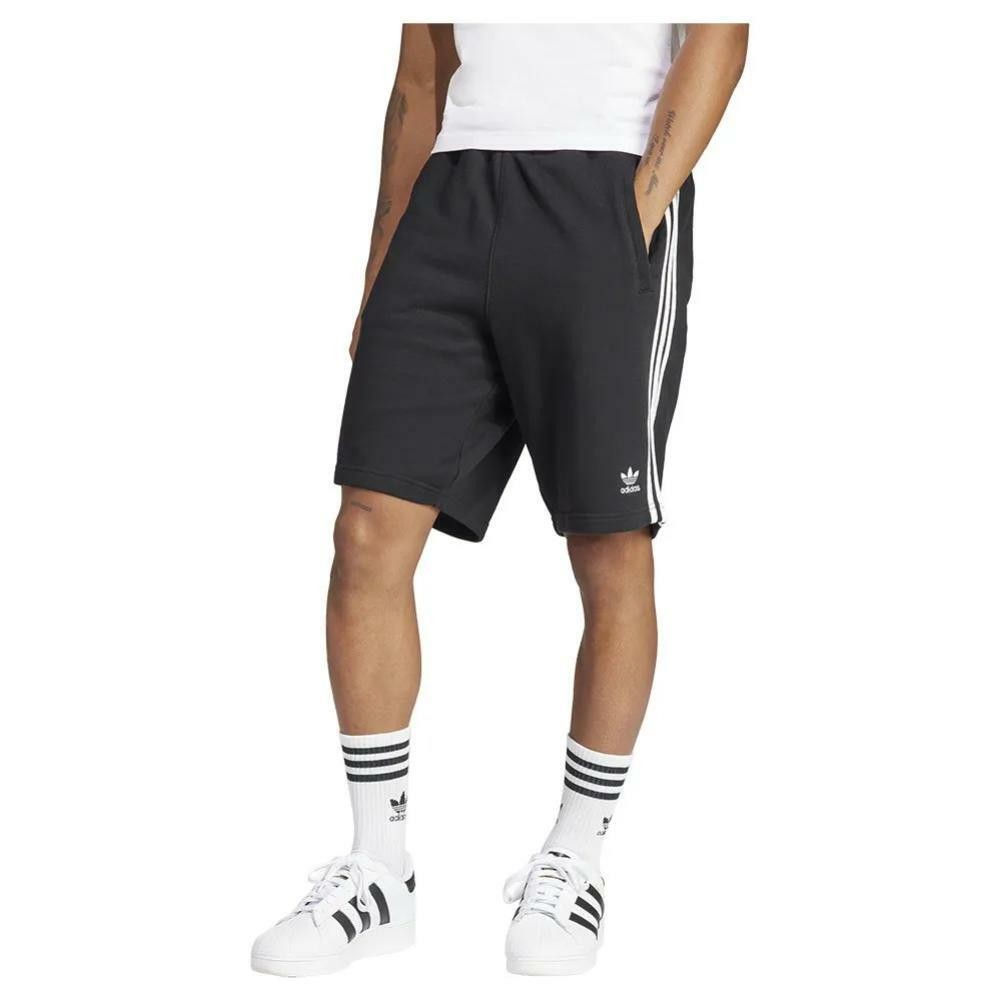 Adidas Men’s Shorts French Terry 3-Stripe Adicolor Cotton Gym Athletic Shorts