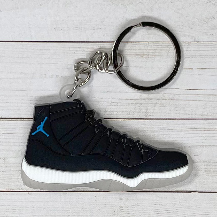 **YOU CHOOSE** Nike Jordan 11 Sneaker 2D Rubber 2″ Keychain MORE COLORS!