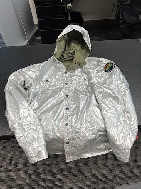 RALPH LAUREN DENALI JACKET REVERSIBLE SILVER ONE SIDE – PATCHES POLO SPORT