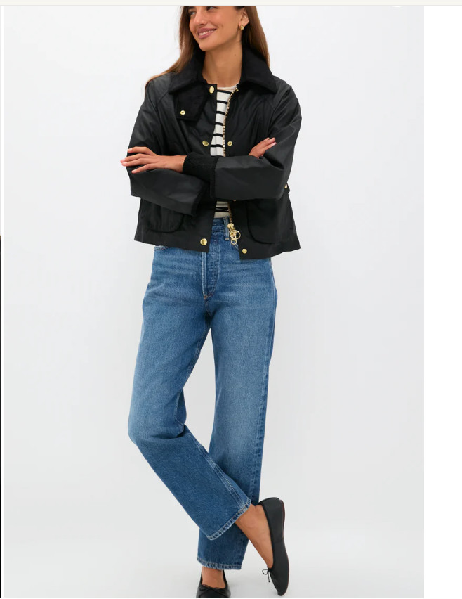 BARK ~ BARBOUR BEADNELL WAX COTTON JACKET MSRP $438 BRITISH ICONIC Style