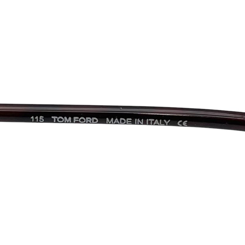 Tom Ford Lilliana TF131 Sunglasses 66mm Gradient Dark Brown Metal Used