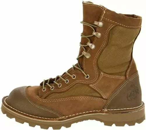 New in the Box US Military Wellco E163 USMC stamp Desert Tan Rat Boot 9W