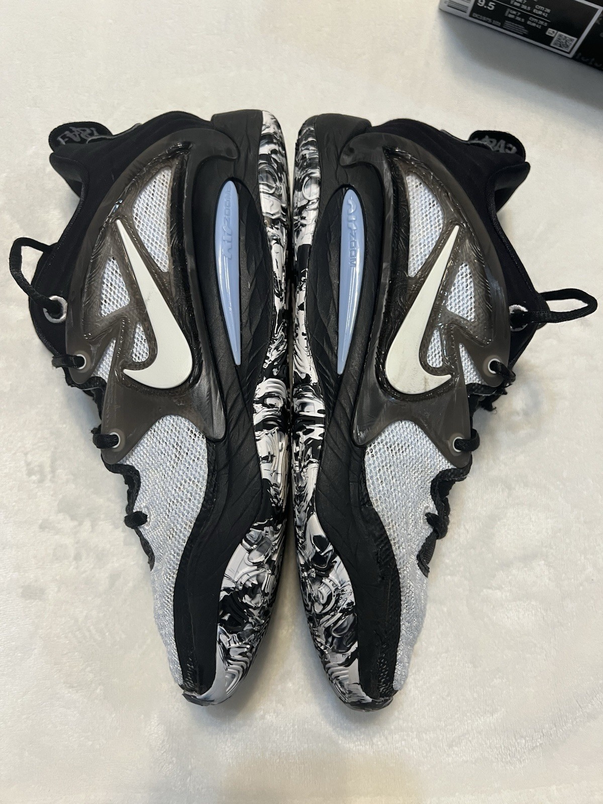 Nike KD 15 TB Refuge Men’s Size 8 White, Black, Royal Tint.