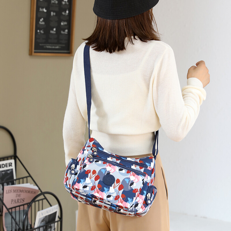 Lightweight Waterproof Bag Women’s One Shoulder Oxford Cloth Bag Crossbody Bag