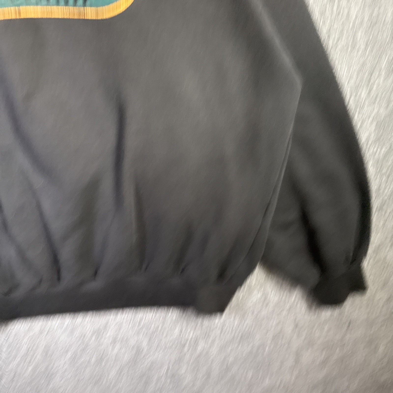 Vintage Nike Force Sweatshirt Mens XL Black 90s Basketball Oregon SAMPLE RARE