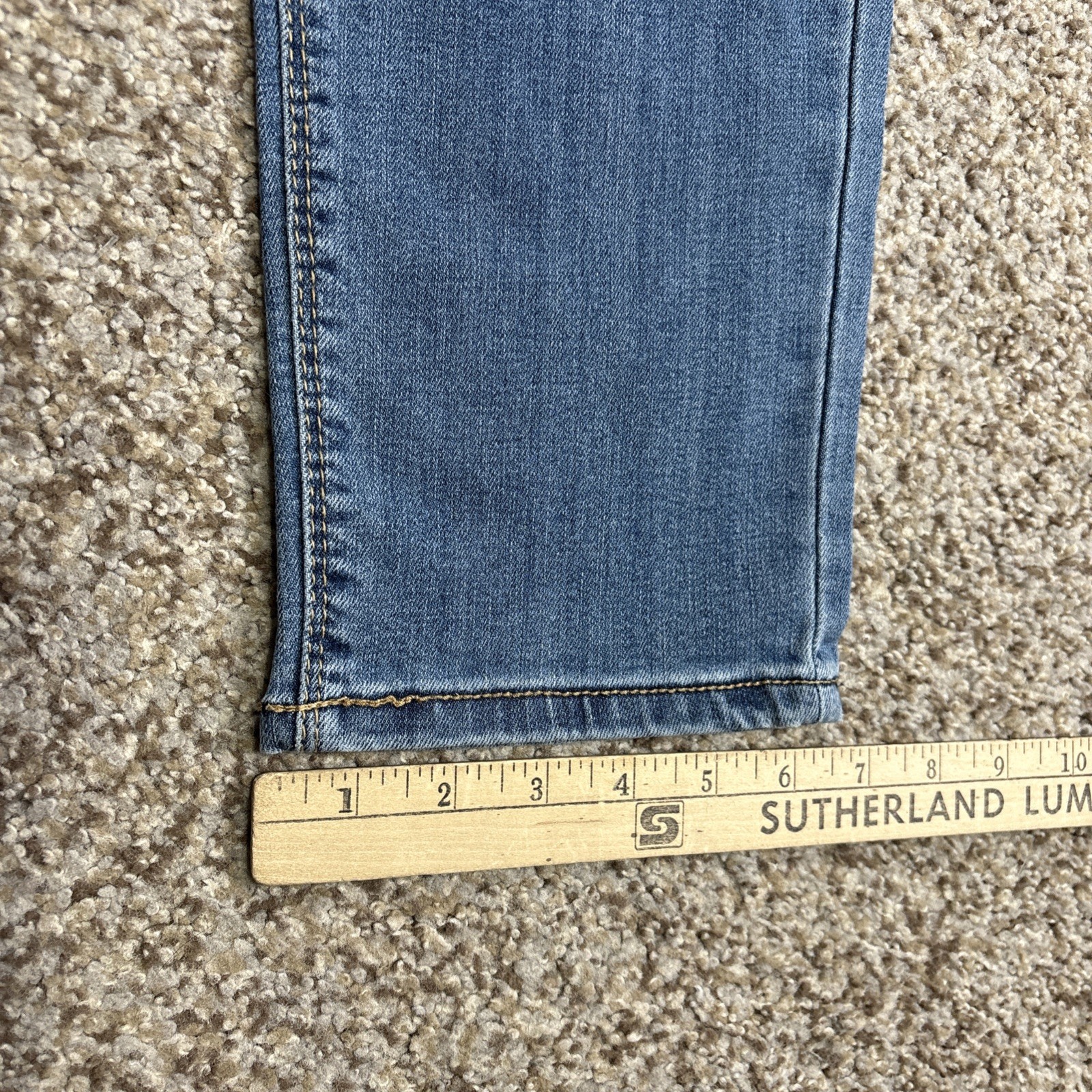 Seven7 Women’s Tummyless Stretch Skinny Jean Size 16 Fits 36 X 29 NEW