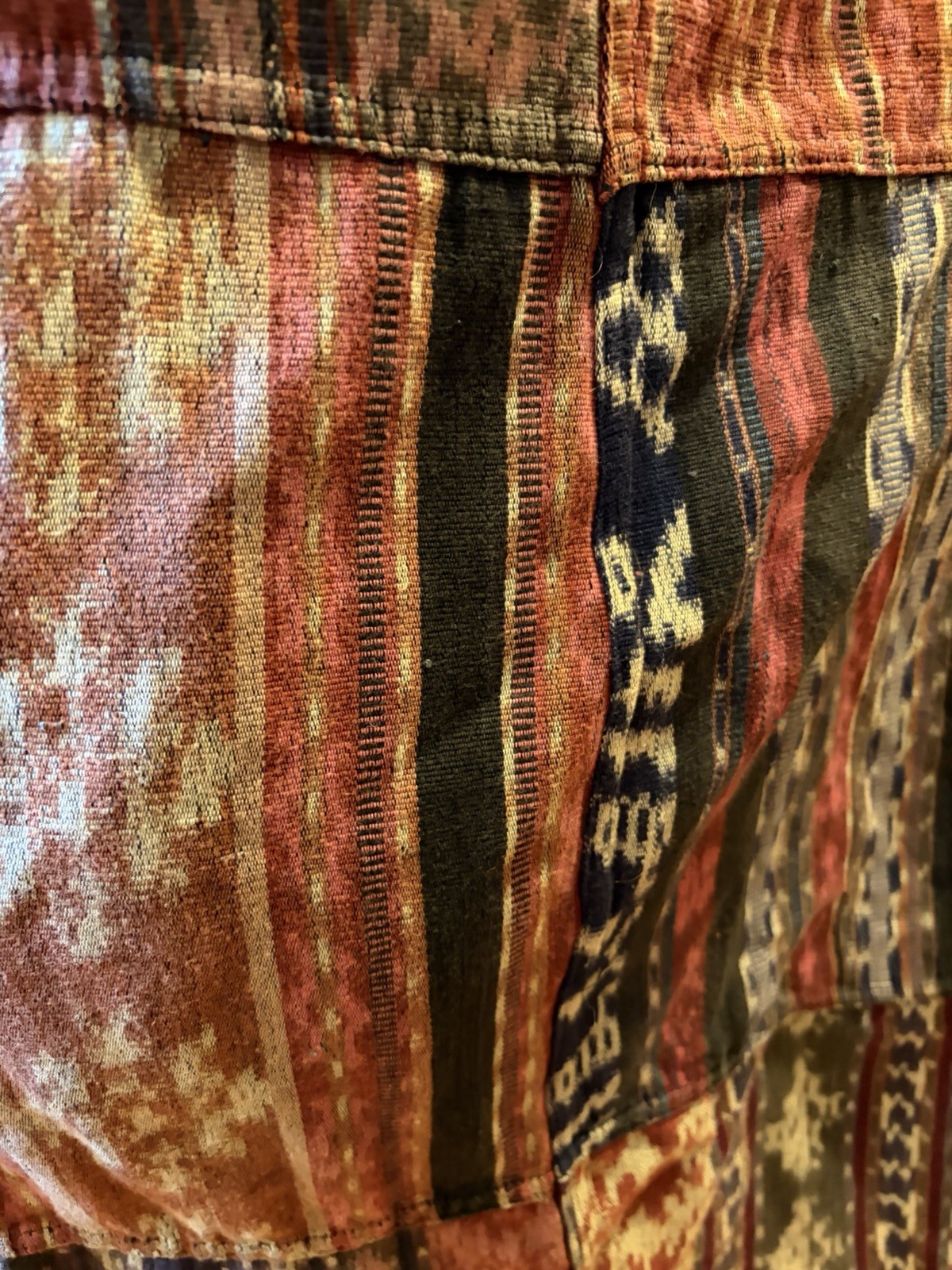 Art to Wear Vintage Ikat Kimono Patchwork Wild Woman Wild Thing Hand Made