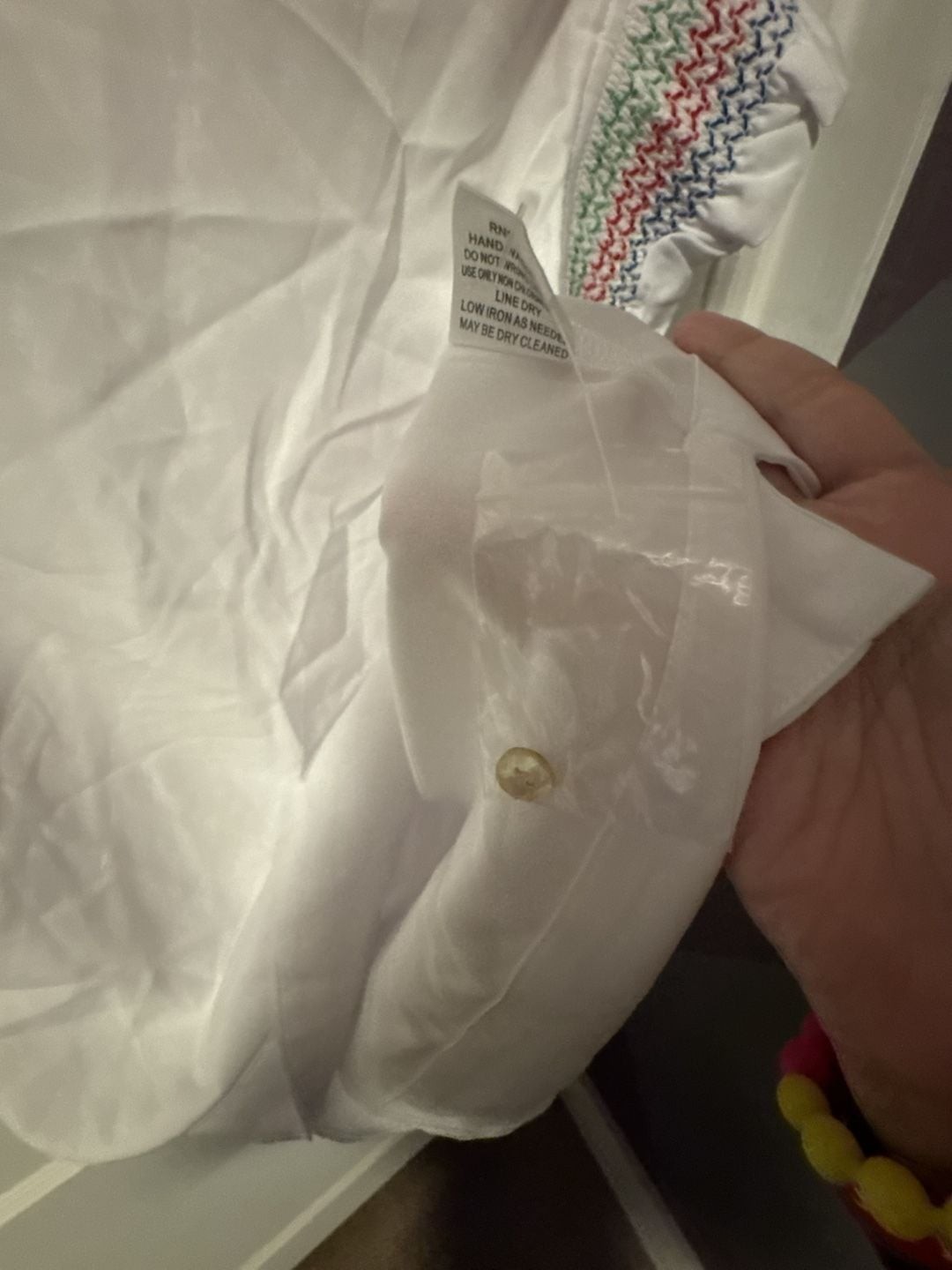 Jodifl White Smocked Ruffle Sleeve Top