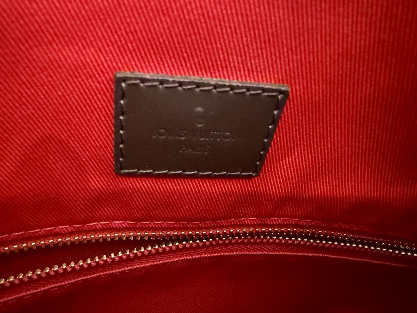 Louis Vuitton Graceful MM Damier Brown Shoulder Bag w/ Box Dust Bag Tag