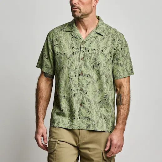 Breeze Camp Shirt A summer-ready camp collar button-up