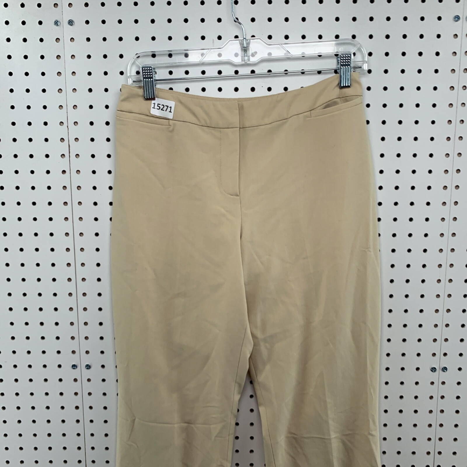 Pendleton Womens Business Pants Beige Size 4 Polyester Spandex blend 28X30
