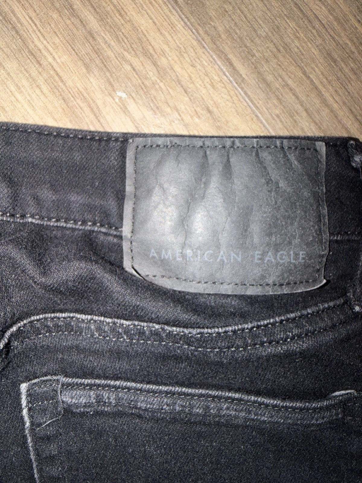 American Eagle AirFlex+ Black Skinny Jeans High Rise Stretch 5-Pocket