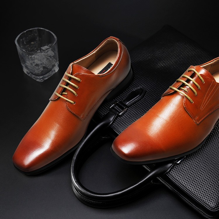 Men’s Dress Shoes Square Toe Casual Shoes Derby Oxfords Shoes US Size 6.5-15