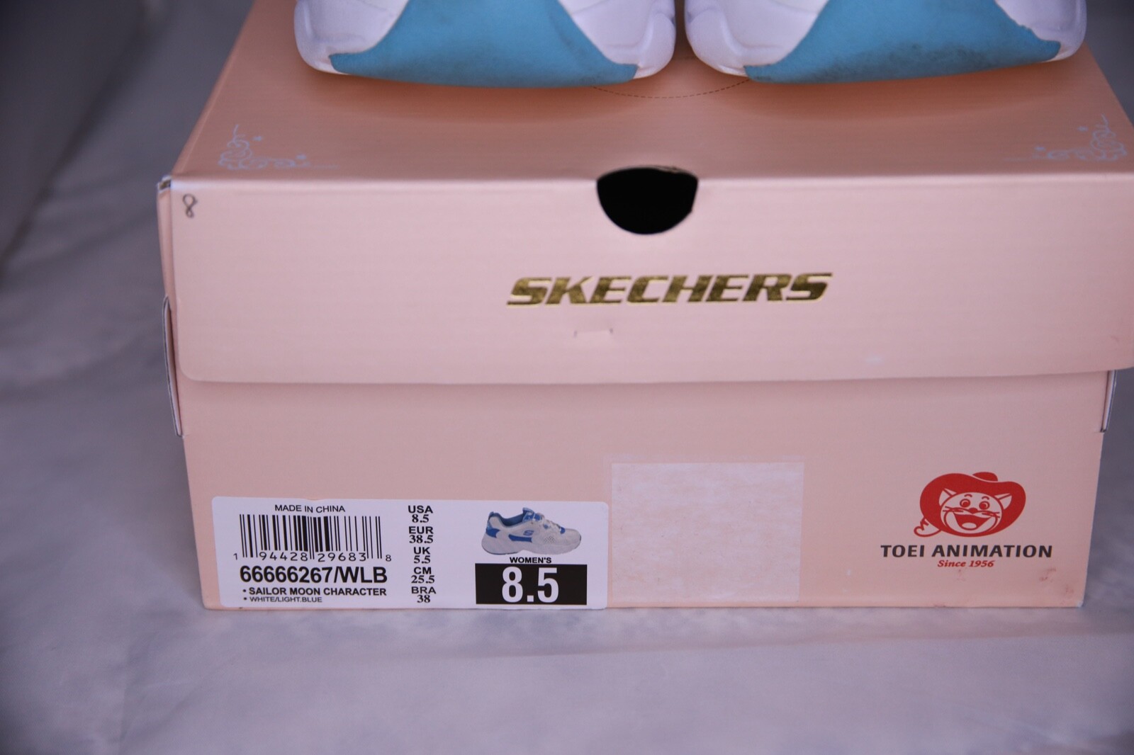 Skechers Sailor Moon x D’Lites Airy 2.0 Sailor Mercury Women’s Size 8.5 OG Box