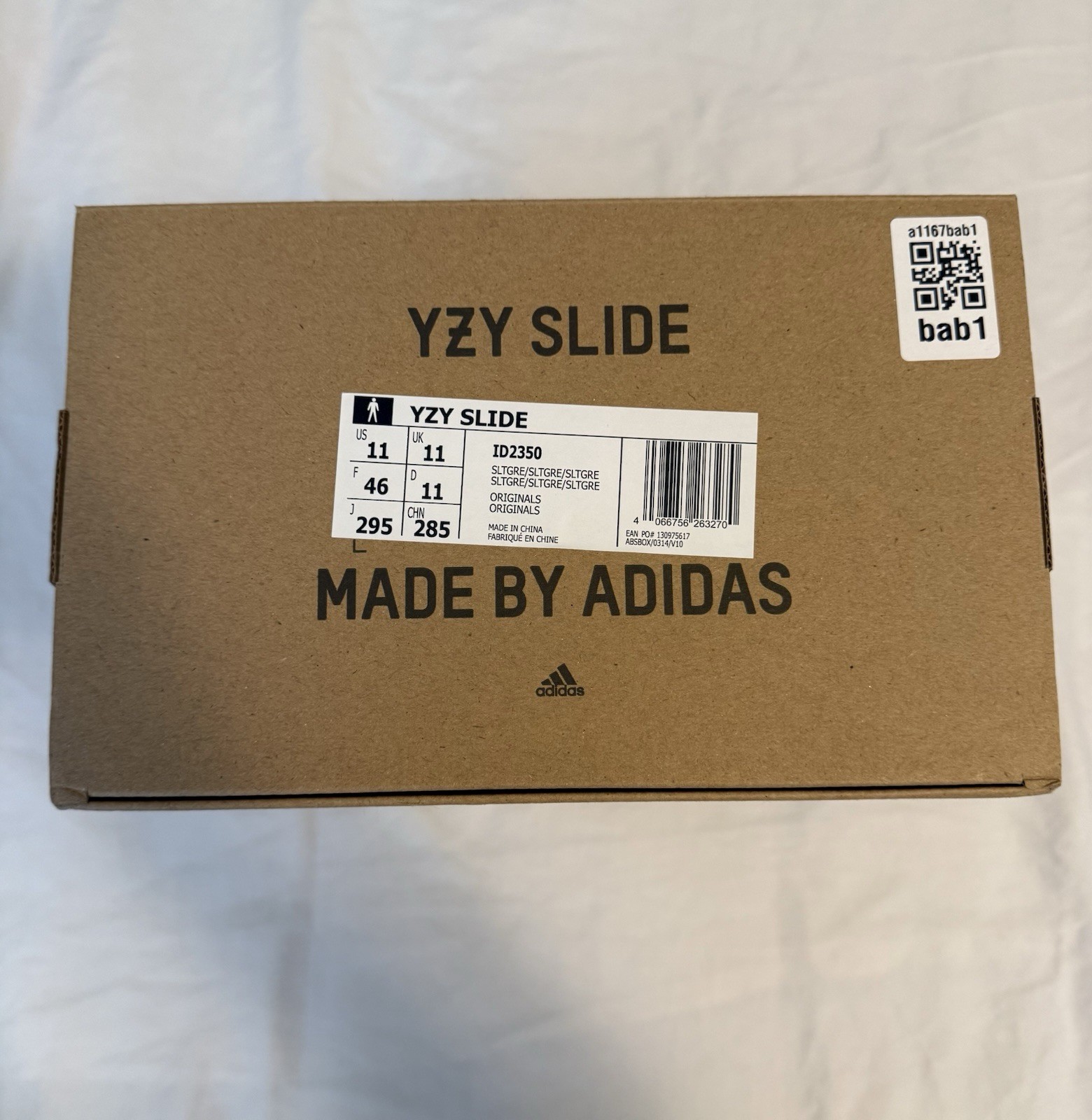 Adidas Yeezy Slide ‘Slate Grey’ Men’s Size 11 Pre-owned ID2350