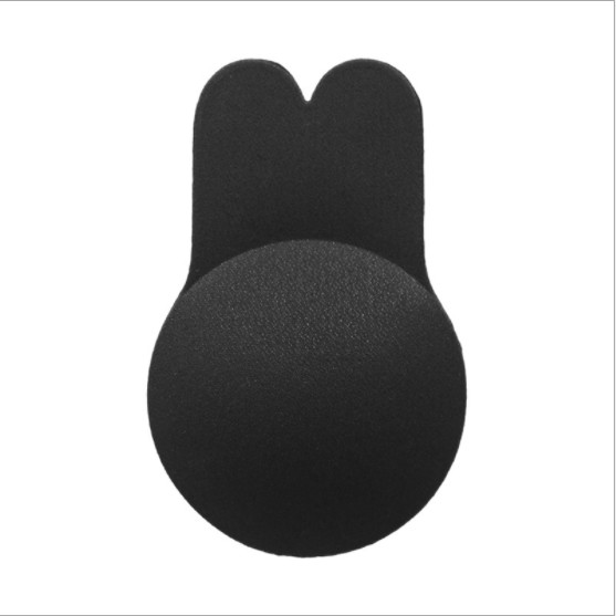 Silicone Bra Self Adhesive Push Up Strapless Pasties Cover Breast Lift- Black