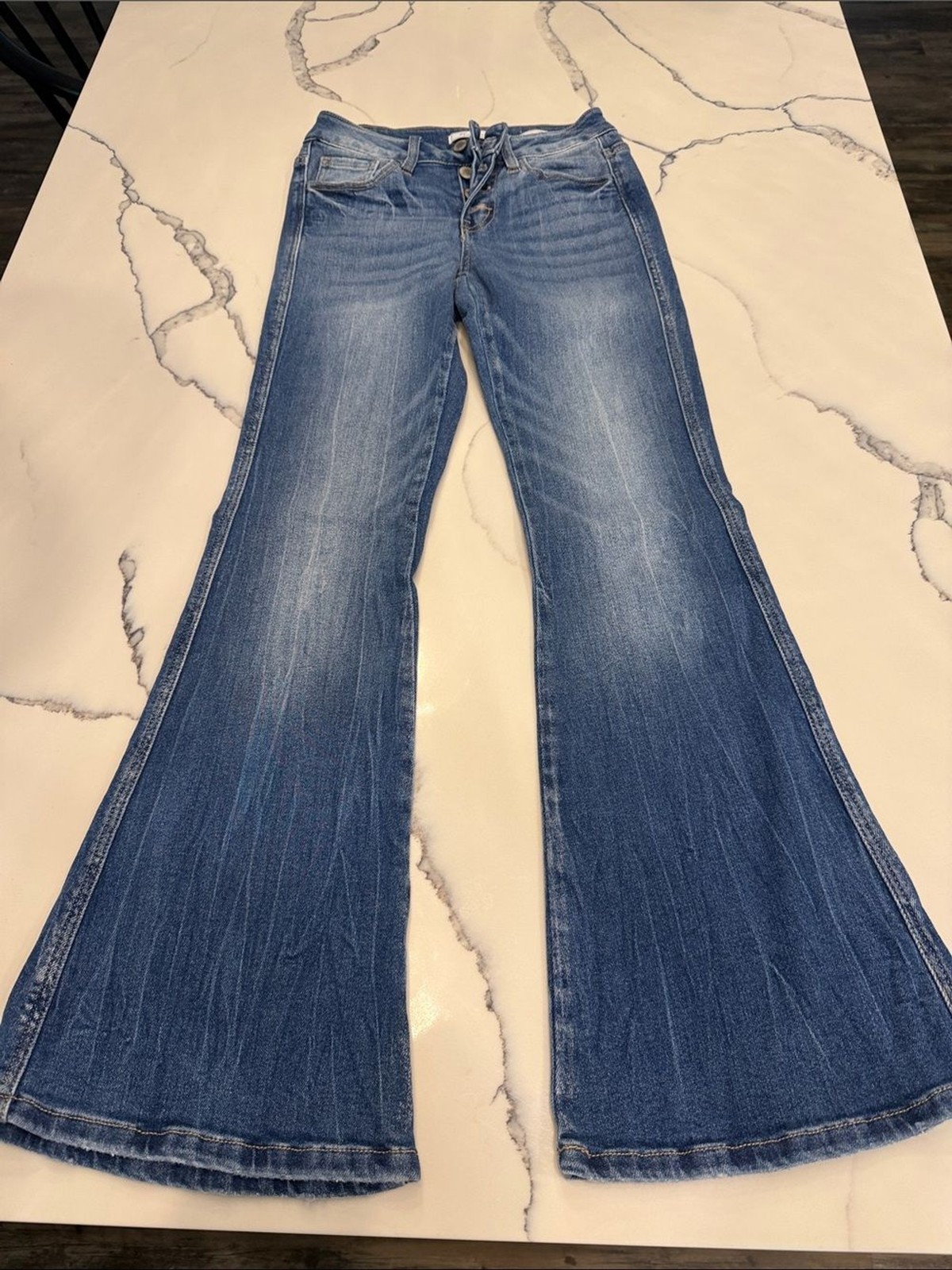KanCan Medium Blue Flare Jeans mid rise