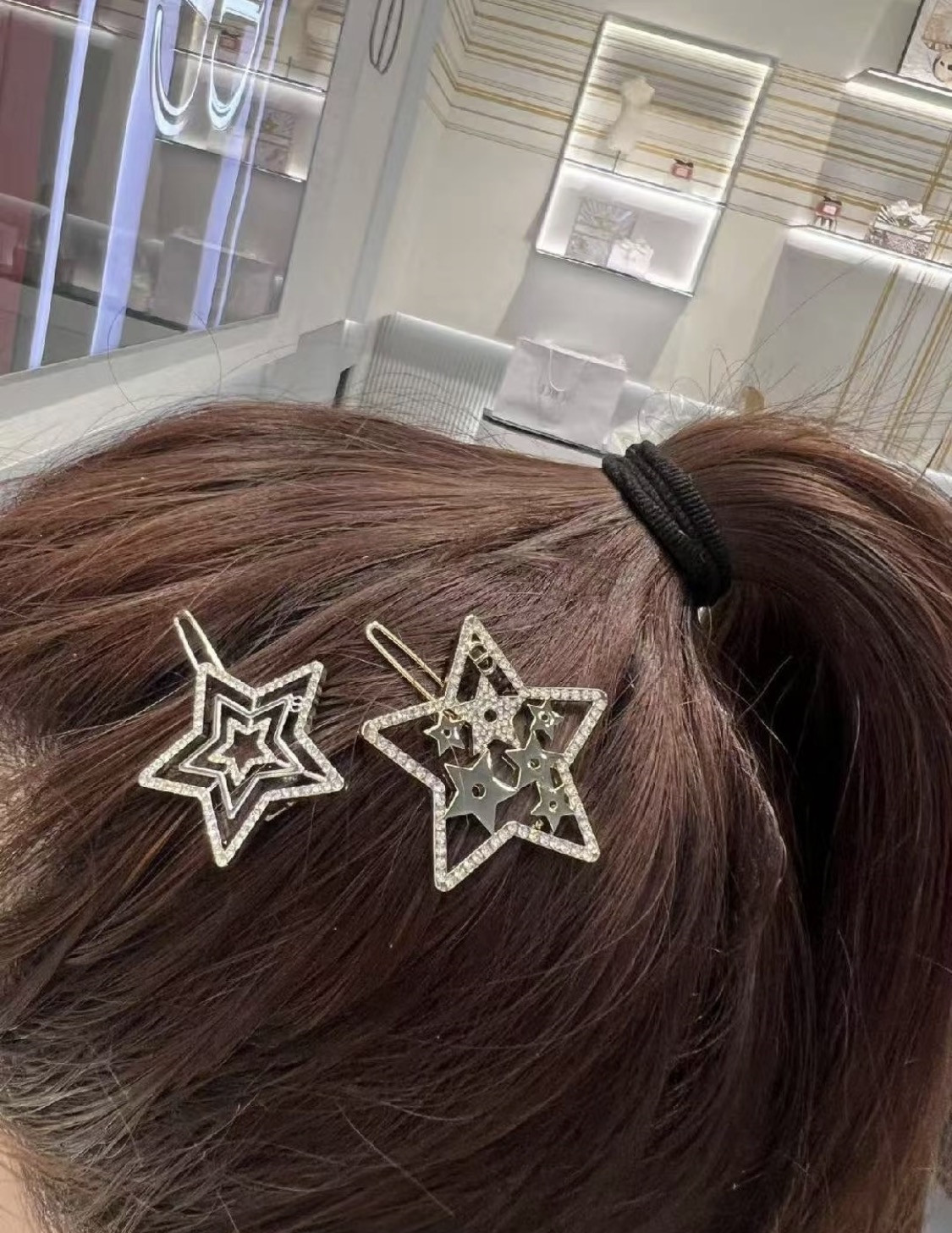 Brand New Authentic Dior Beauty GWP Holiday 2025 Star Hair Clips 2pc Set