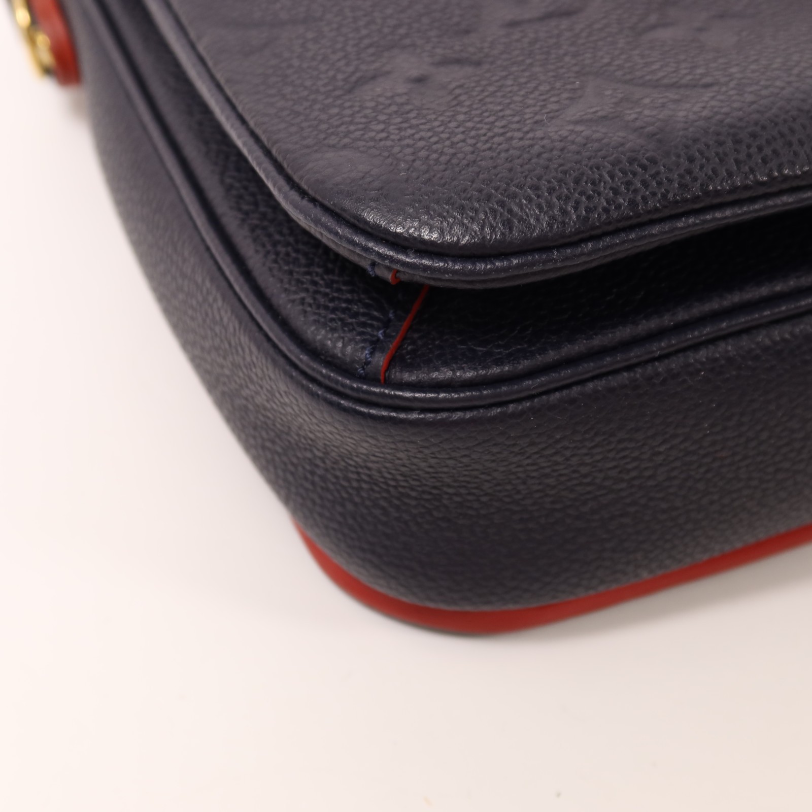 LOUIS VUITTON LV GHW Pochette Metis 2 Way Bag M44071 Monogram Empreinte Navy