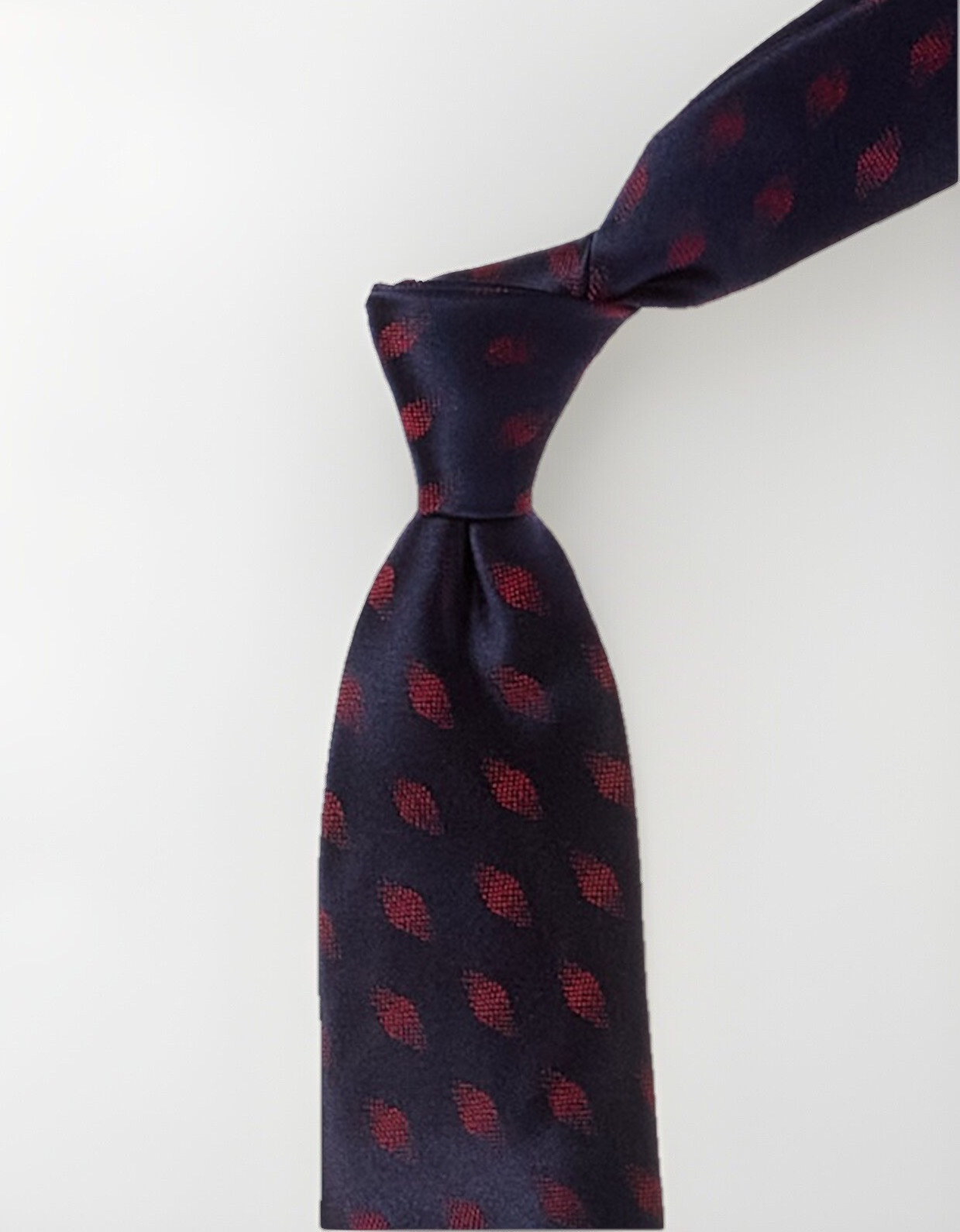 Ted Baker Men’s 100% Silk Tie Cronus Diamond Geometric Blue 3.25” Width