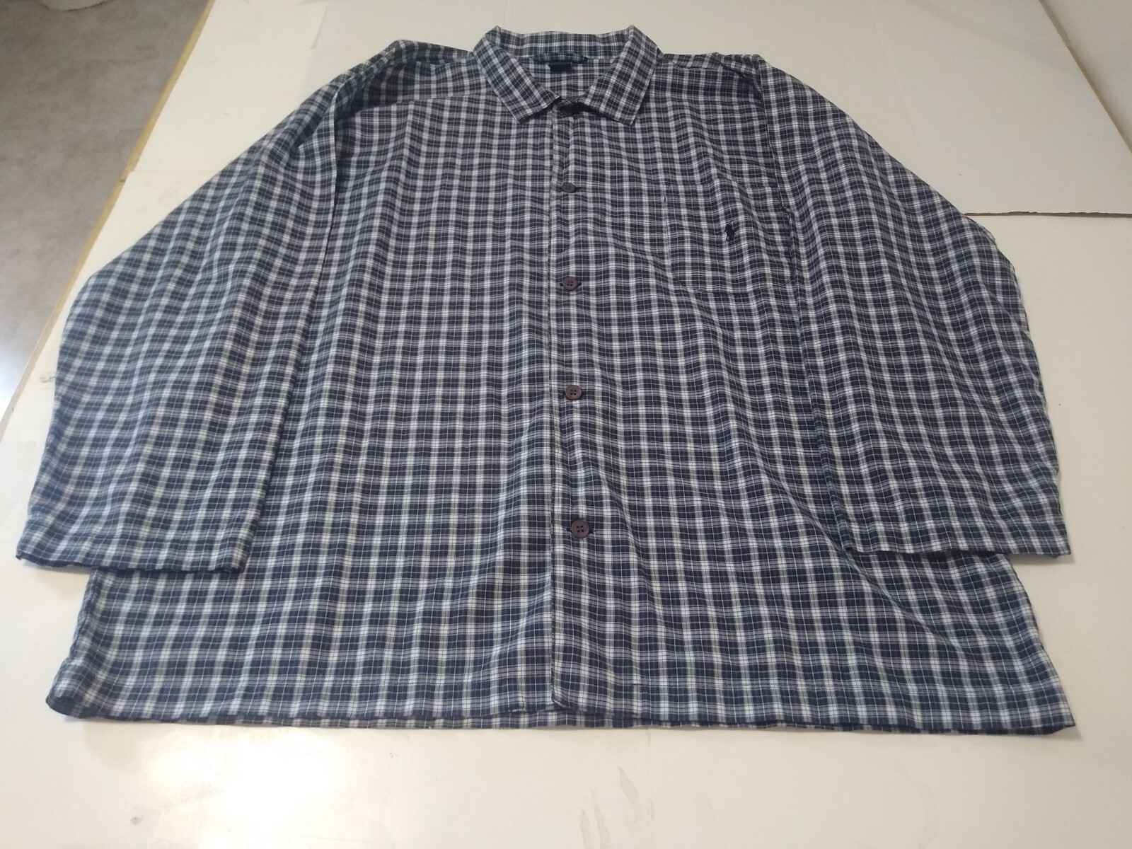 Polo by ralph Lauren no cuff long sleeve single pocket button up shirt