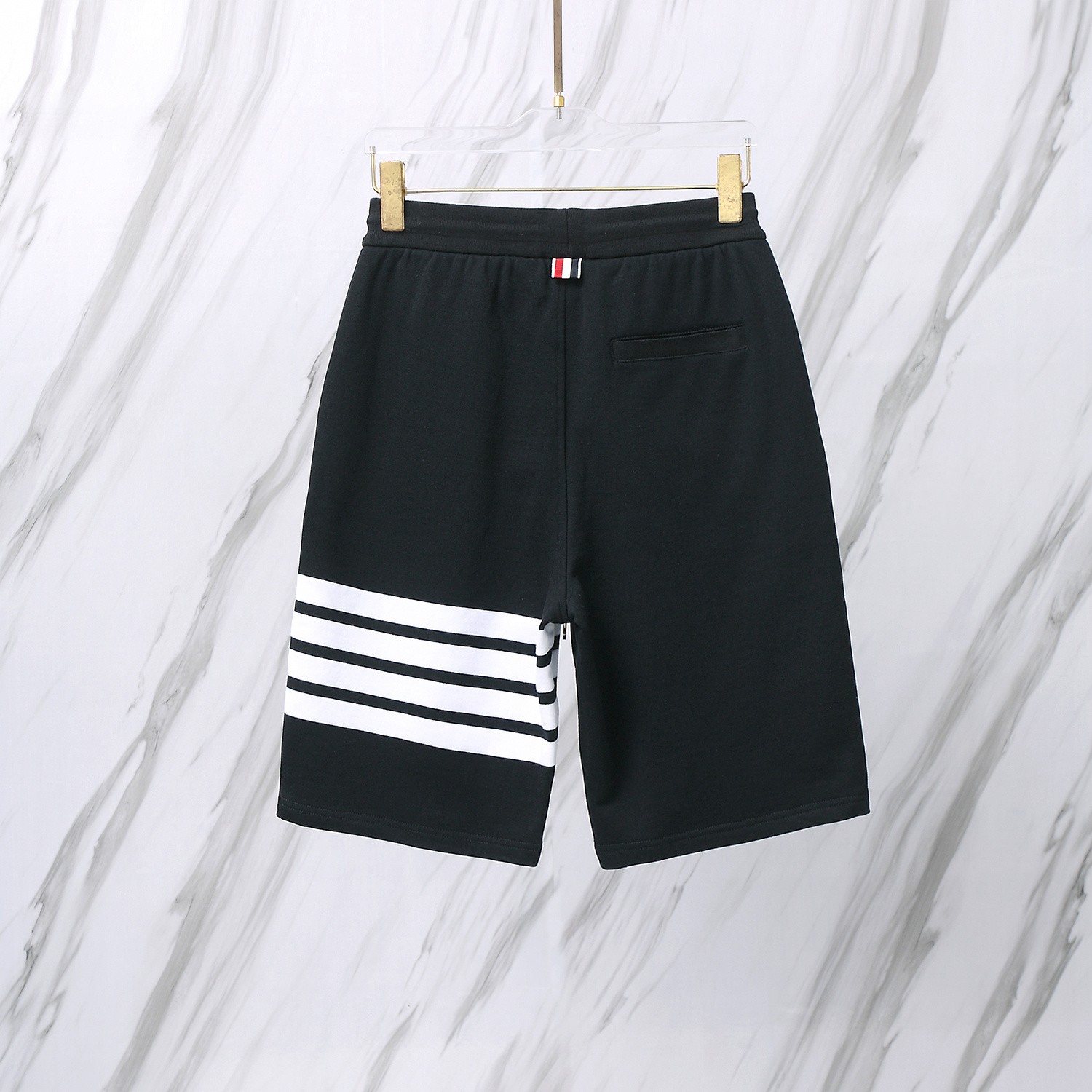 New Thom Br0wne Classic Drawstring Shorts Unisex Casual Loose Sports Pants
