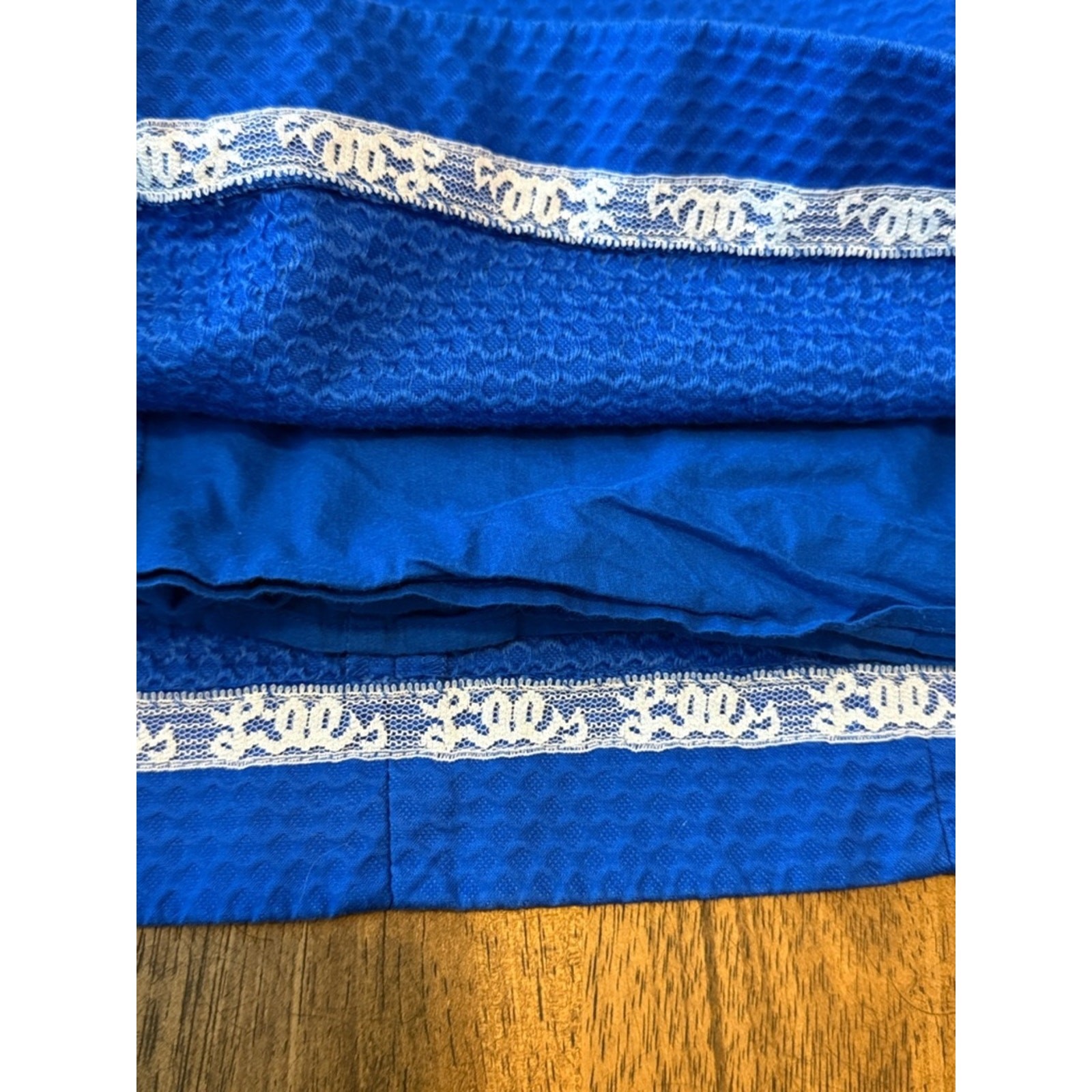 Lilly Pulitzer Royal Blue Sleeveless Embroidered Mini Dress