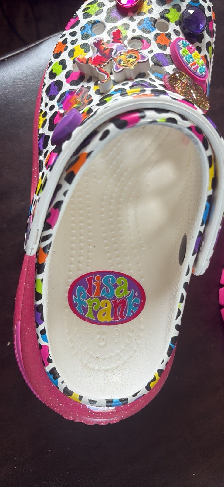 Lisa Frank mega crush clogs W/8- M/6