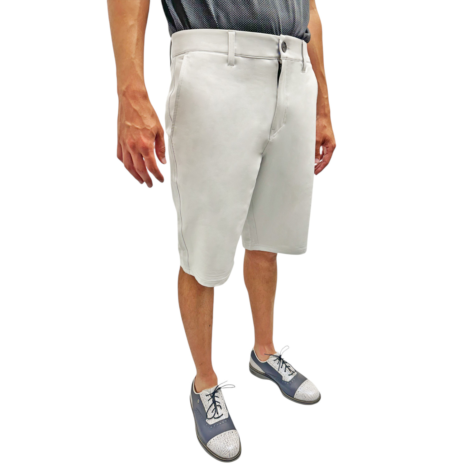 Mens Golf Shorts 11.5″ Inseam Long Tall Athletic Quick Dry Stretch Elastic Waist