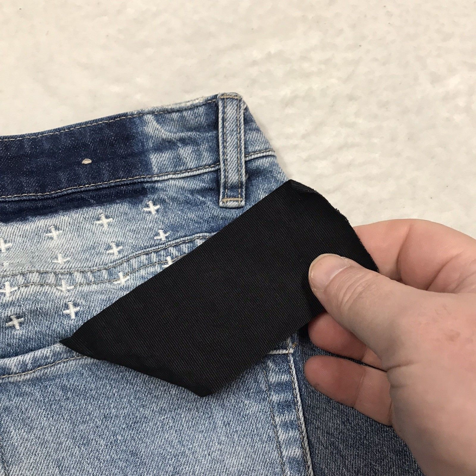 KSUBI Van Winkle Hi Fi Jean Men 30×33 Skinny Distressed Button Fly Goth Skate