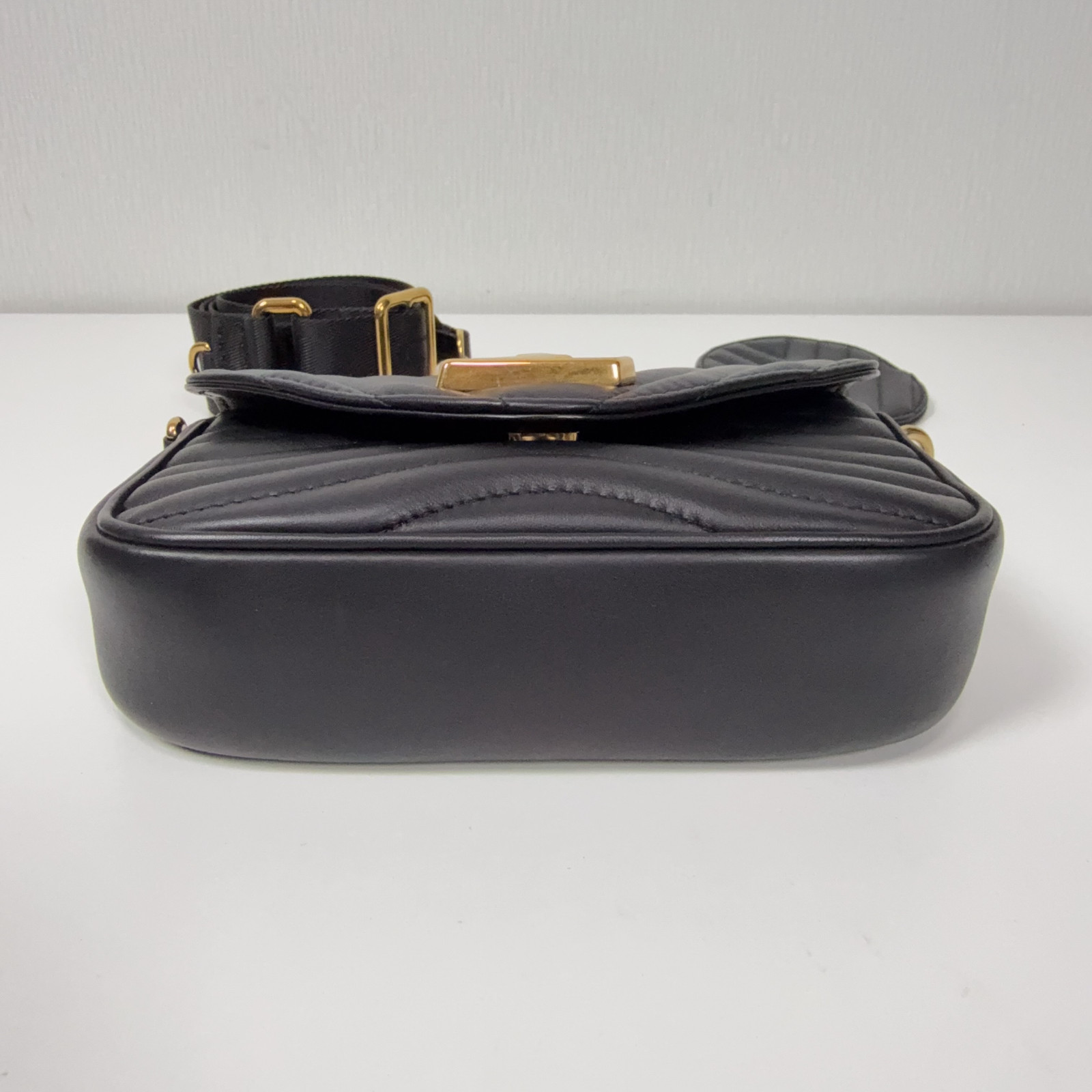 Authentic Louis Vuitton New Wave Multi-Pochette Matelassé Calfskin Crossbody