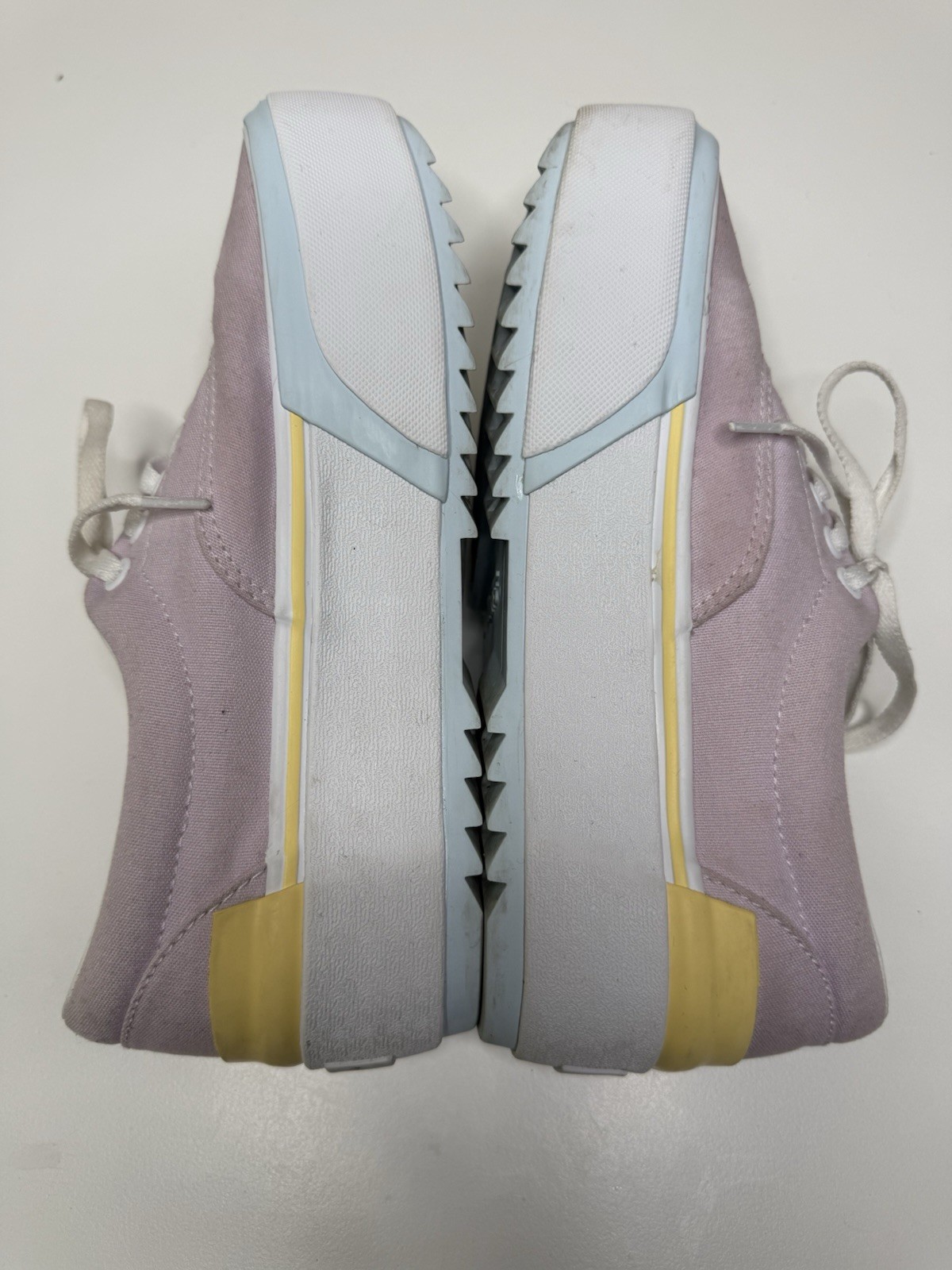 Vans Era Stacked Sneakers Womens 8 Pastel Pink Canvas Platform VN0A4BTO24D Skate