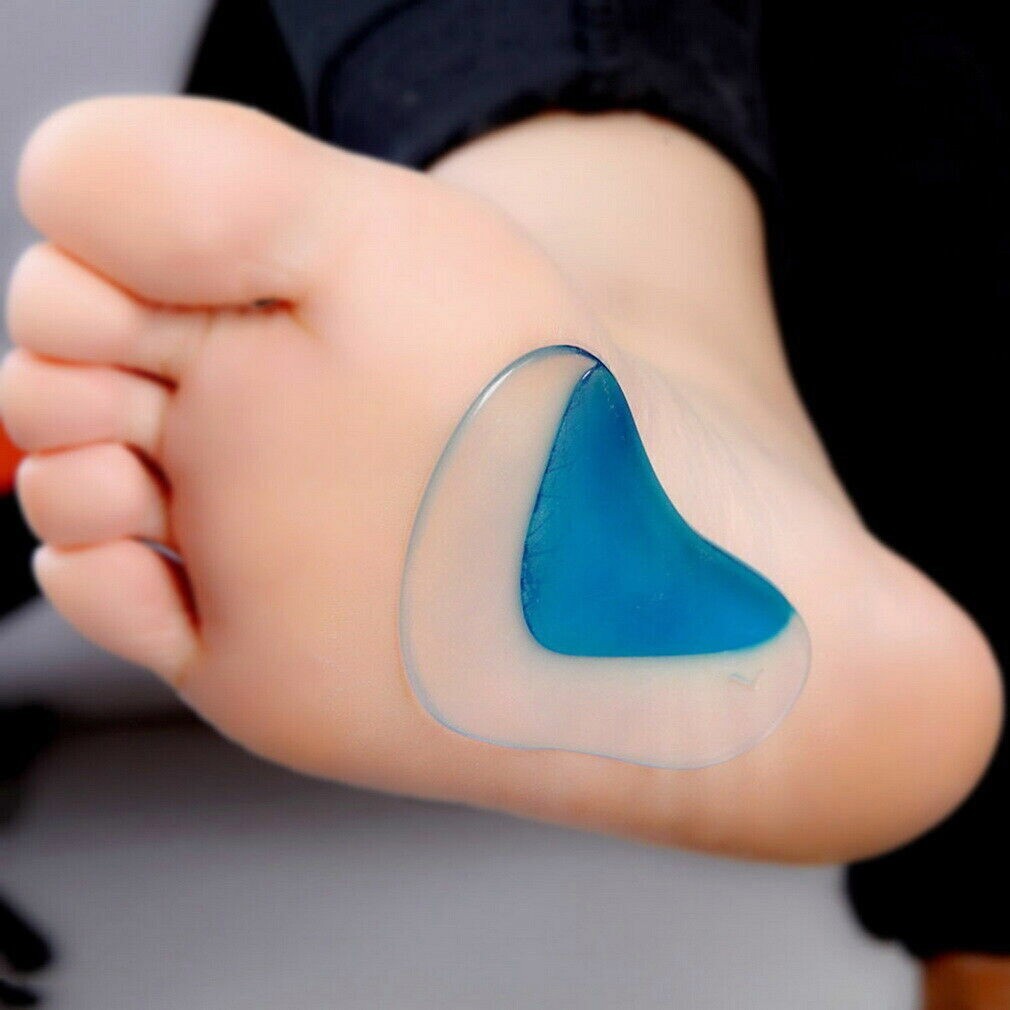 Arch Orthotic Support Insole Corrector Gel Pads Shoe Silicone Inserts Reusable