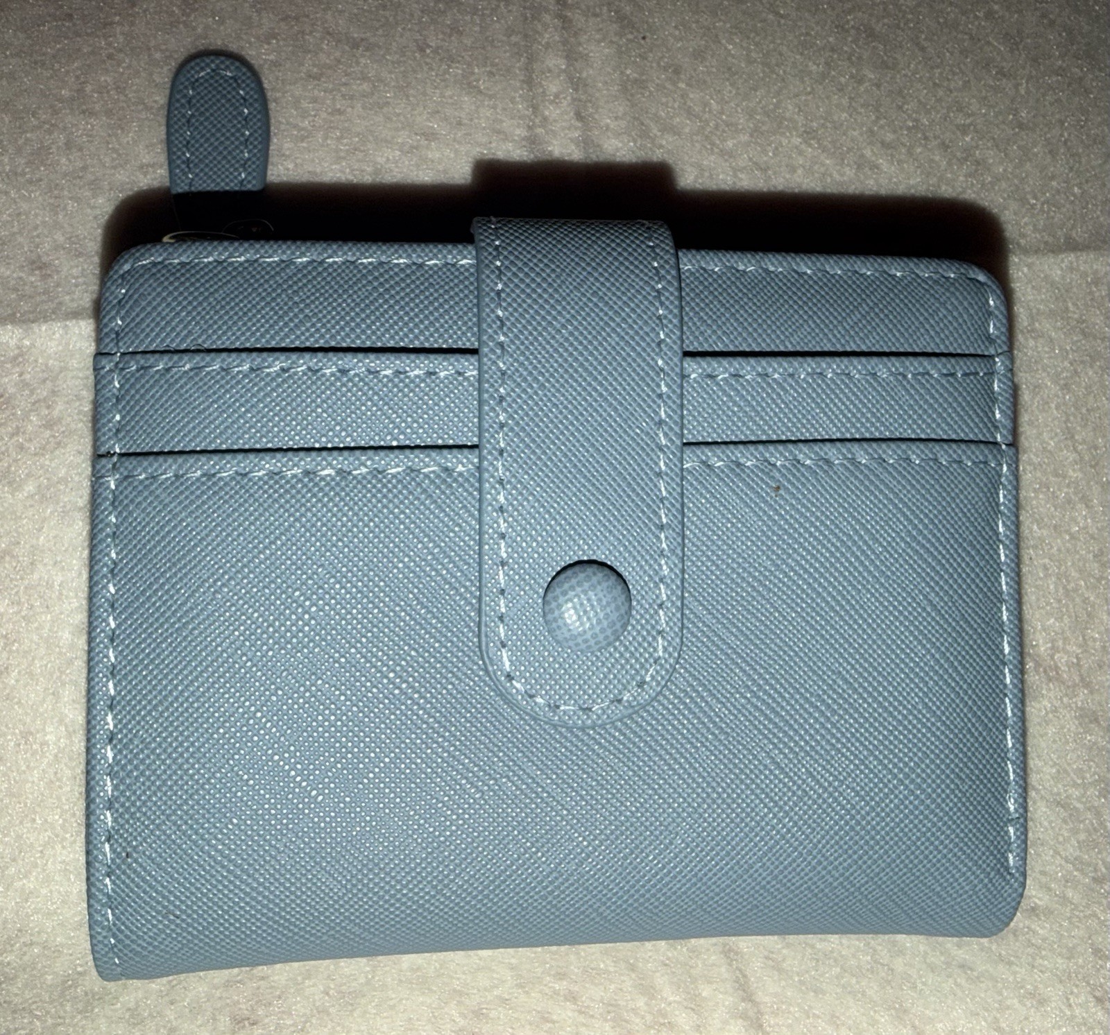 NWT HKCluf Crossbody Purse 4055 With Tassel And Wallet In Light Blue