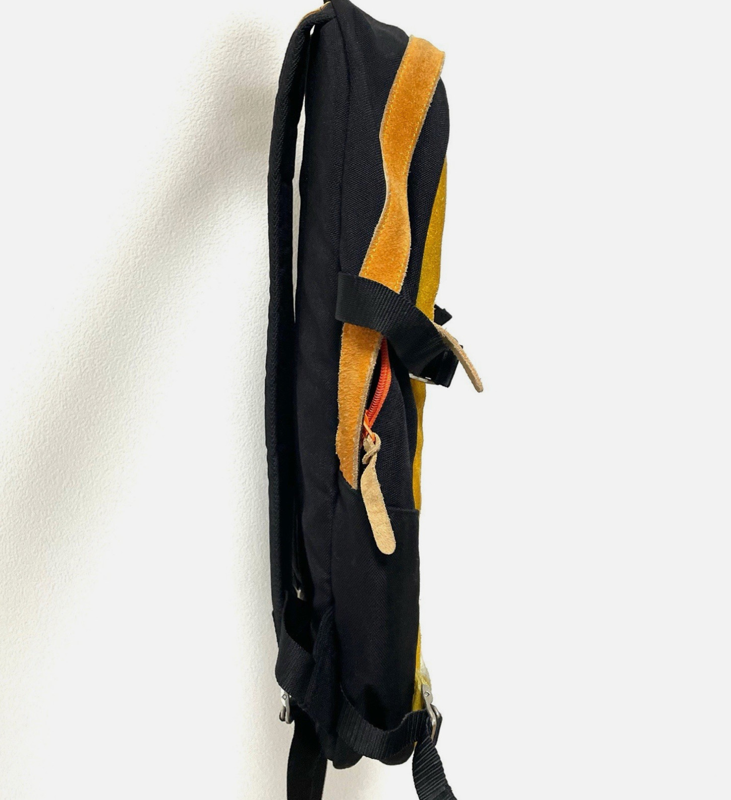 Masterpiece MSPC Backpack Bag Yellow Suede Leather Thin Made Japan RRP $339 RARE
