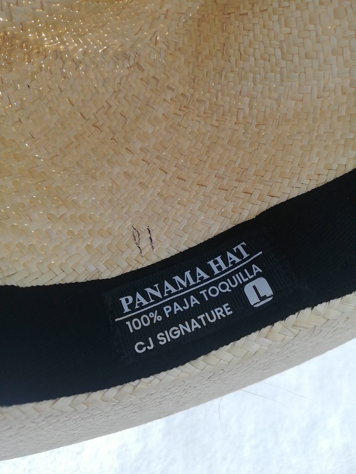 GENUINE ECUADOR HAT “PANAMA HAT” 100% TOQUILLA STRAW LARGE 60Cm CLASSIC BEIGE