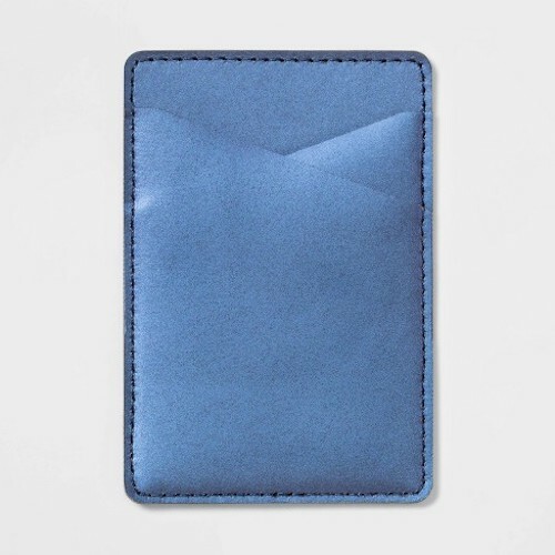 heyday Cell Phone Wallet Pocket (Dark Iridescent) Fits Most Smartphones