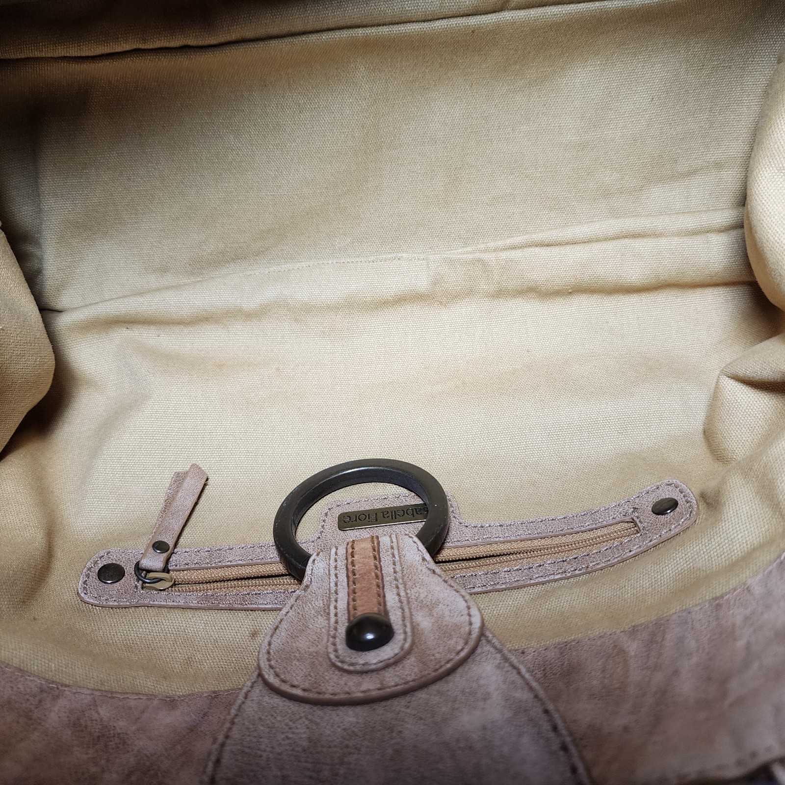 ISABELLA FIORE KISSES AND HUGS EMBROIDERED X’S AND O’S LARGE LEATHER HANDBAG$739