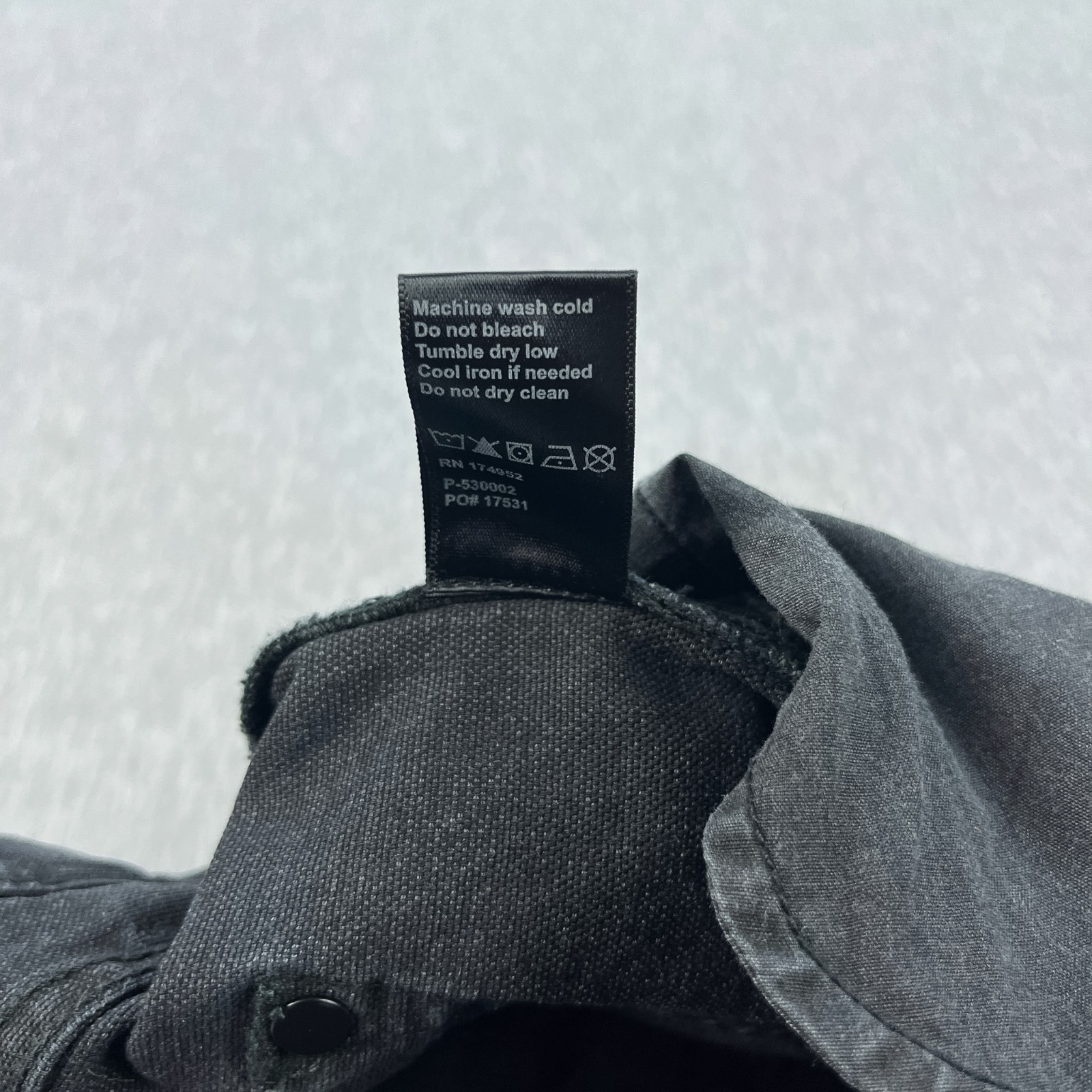 Proof Rover Pant Men 29×30 Slim *Fits 31×30 Black Faded Stretch Canvas Huckberry