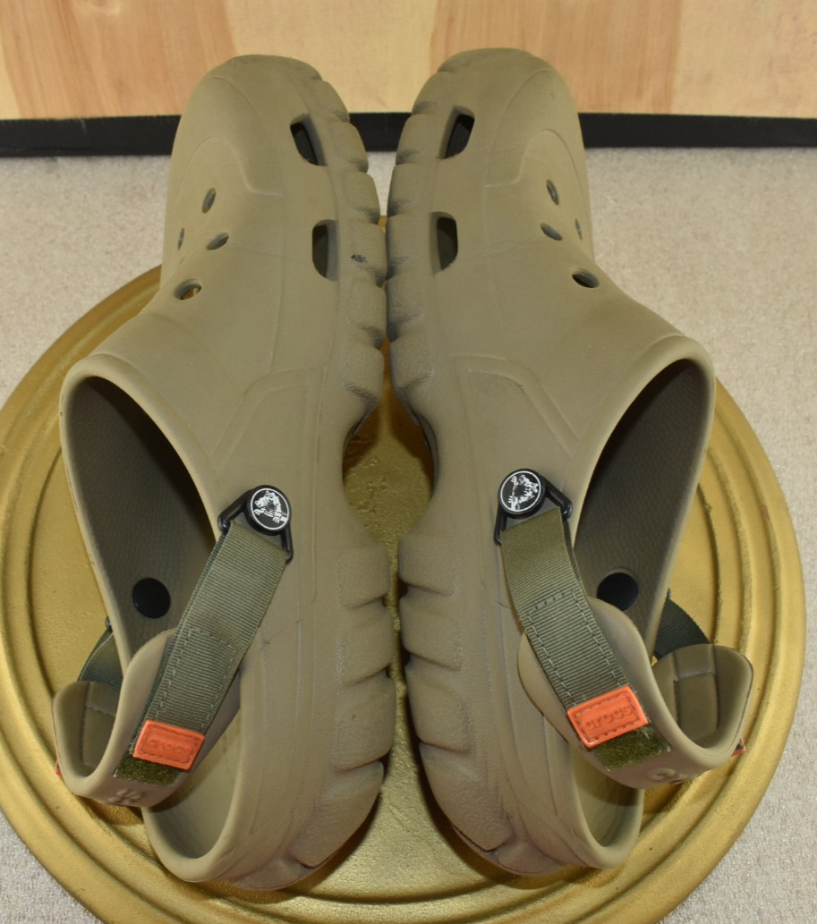 Crocs Offroad Men Clogs Size 11 Brown Slip-On Round Toe Lightweight Comfort