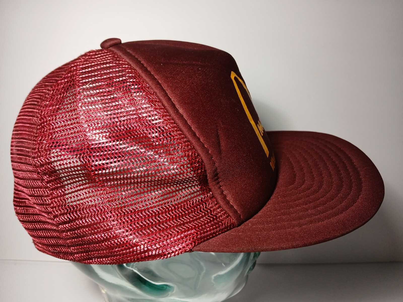 1980s Old Vintage McDonald’s SNAPBACK TRUCKER HAT CAP Wagy’s Tremont AS IS