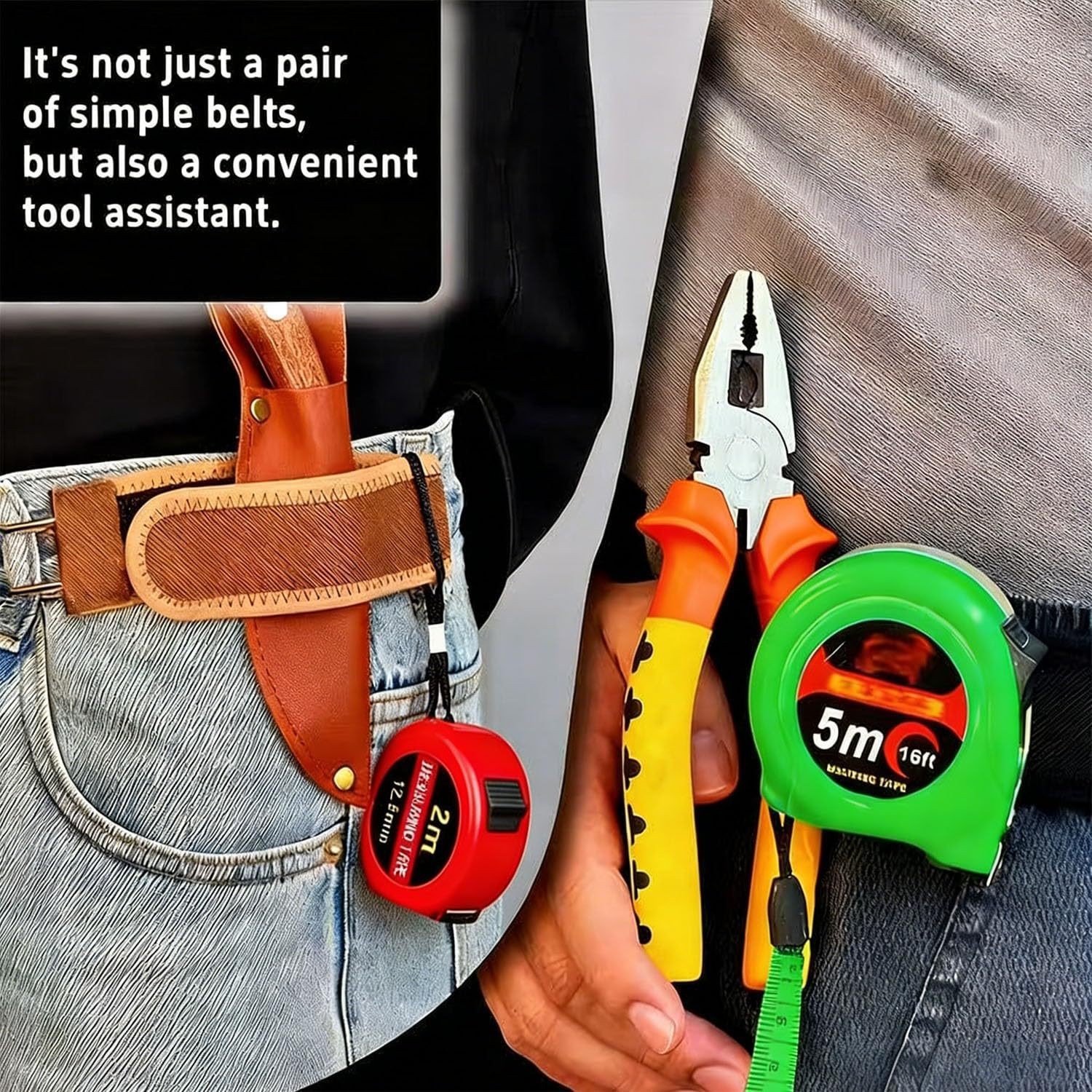 Portable elastic belt adjustable buckle available for men and women