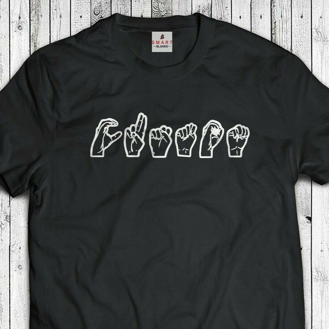 Your Custom Text Sign Language T-shirt – International sign Shirt Your name