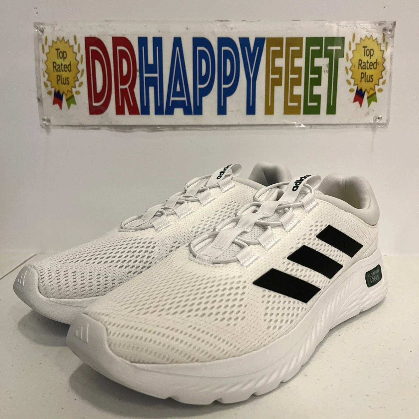 Adidas Cloudfoam Comfy Men’s Running Shoes White IH3610 New