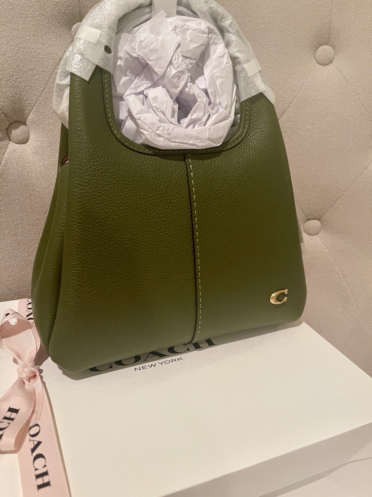 Coach Lana 23 Shoulder /Crossbody Bag In Olive NWT