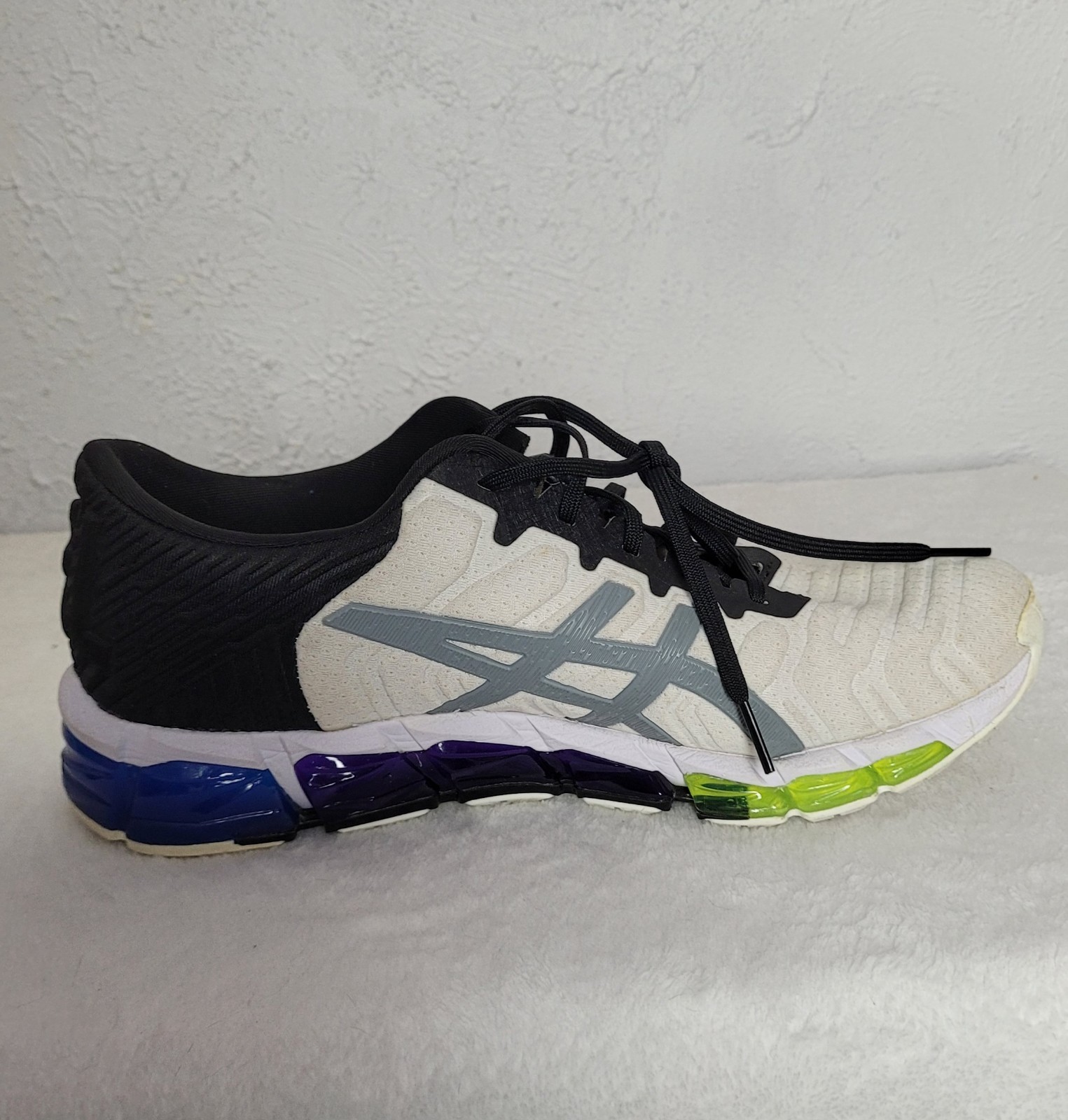 Asics US Men’s Size 8 Gel Quantum 360 Running Shoes White/Sheet Rock