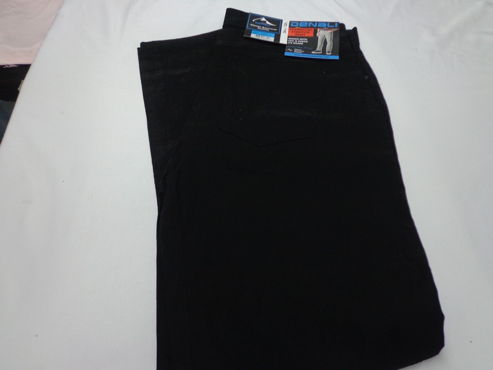 DENALI BLACK Soot Technical Stretch Pants NWT 36/32 MSRP $54